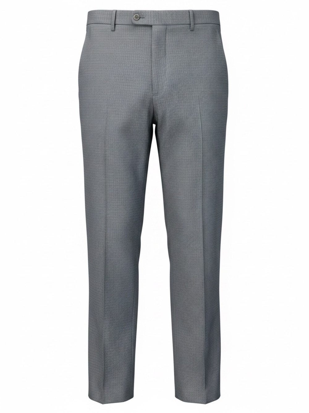 Zanella Todd Men’s 38 Gray Wool Dress Pants Natural Stretch Made Italy